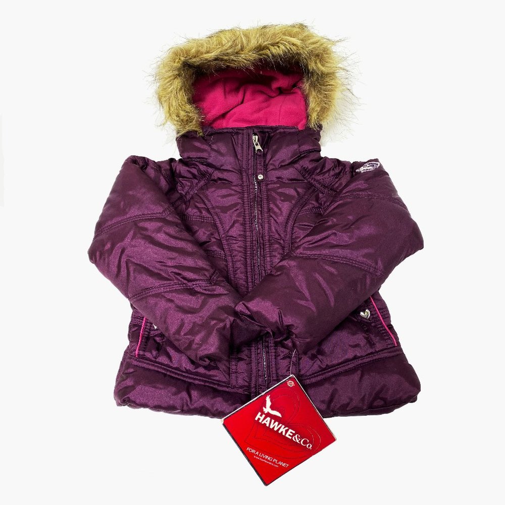 Hawke & Co. Sweet Pansy Puffer Coat